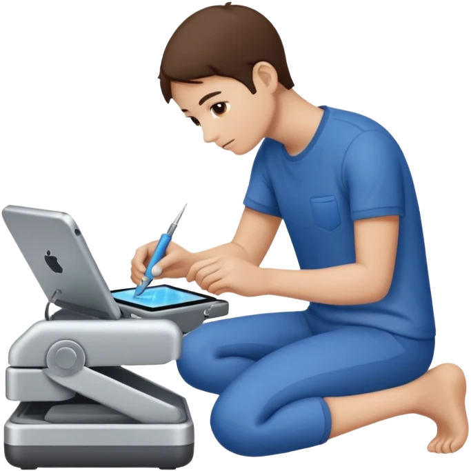 repairing an electronic device full body emoji