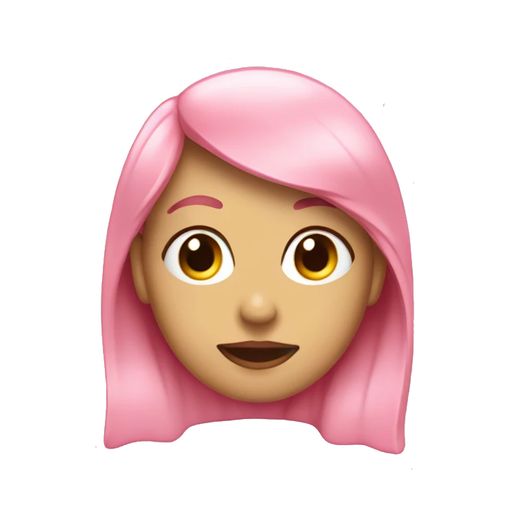 Coração rosa claro com glitter emoji