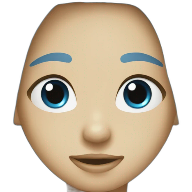 Blue emoji