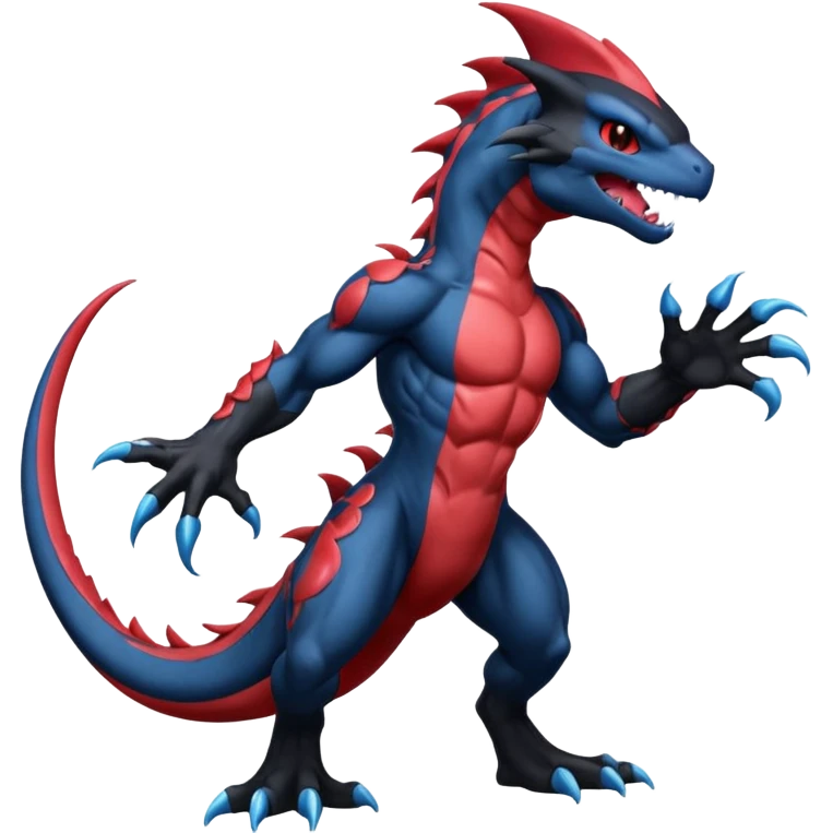 Venom-Stitch-Zekrom-Salandit-Sneasel-fusion, full body emoji