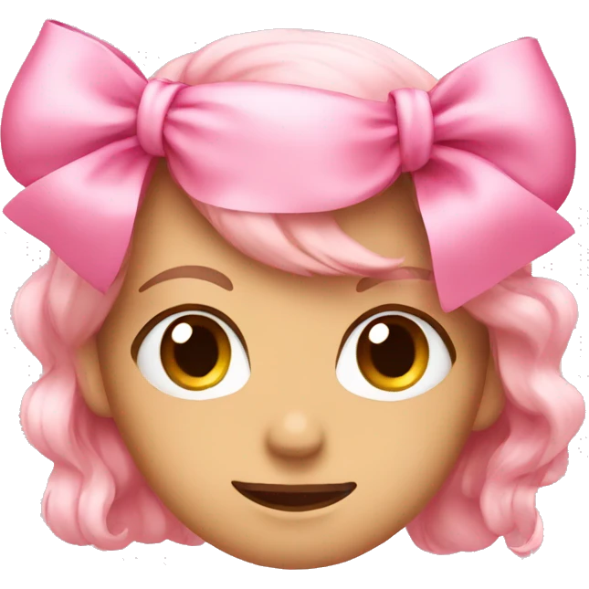 pink bows emoji