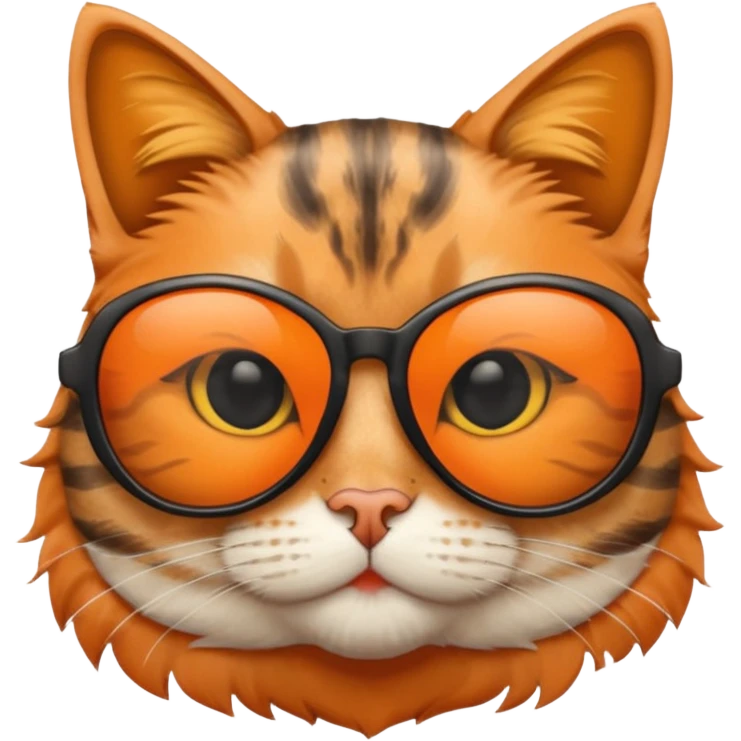 Cat wearing sunglasses emoji