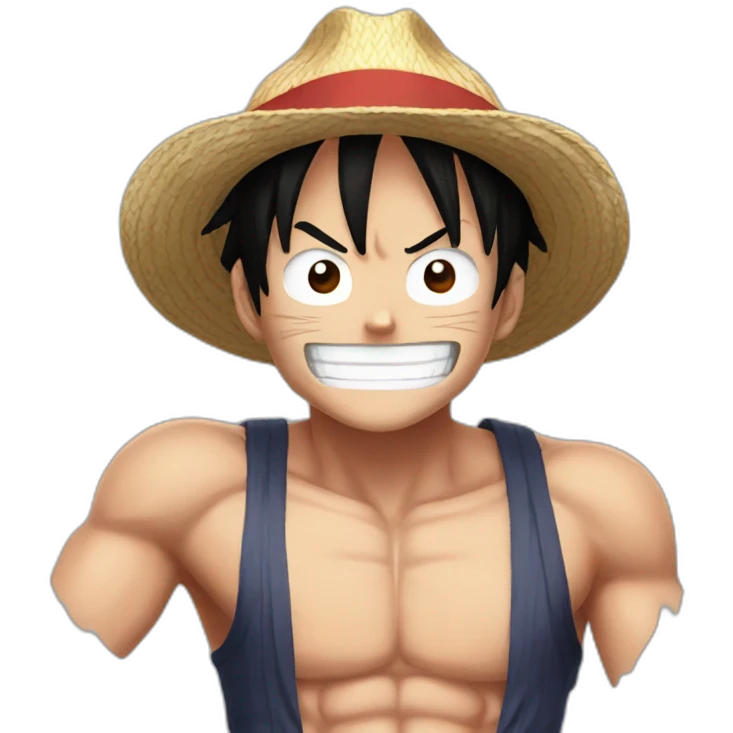 luffy muscle emoji