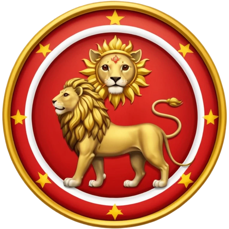 پرچم شیرخورشید ایران emoji