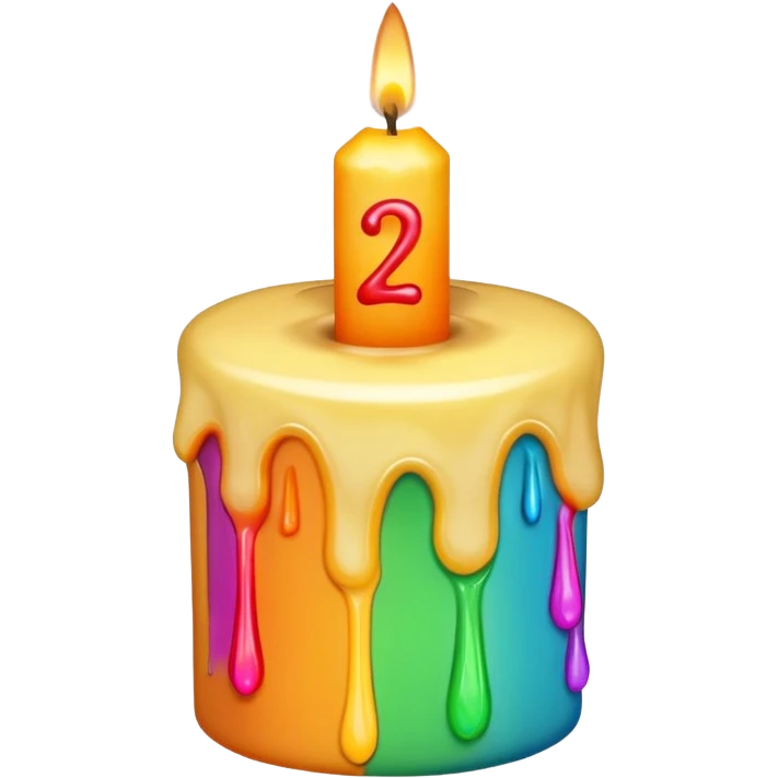 22nd birthday candle emoji