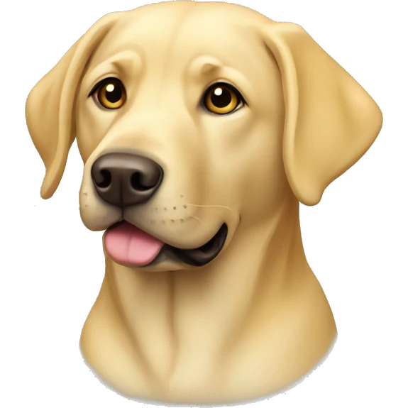 yellow Labrador  emoji