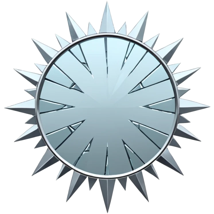 Shattered mirror emoji