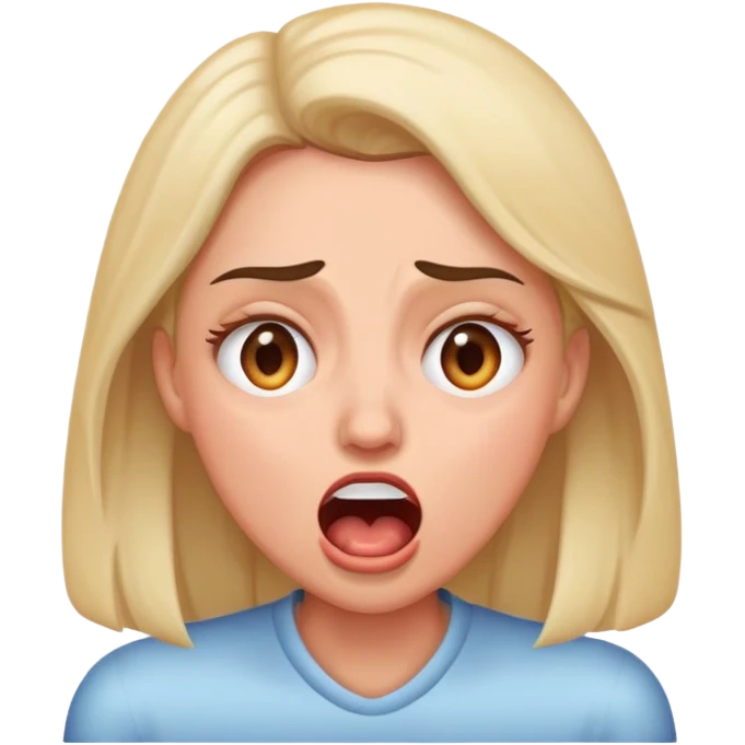 Affronted gasp emoji