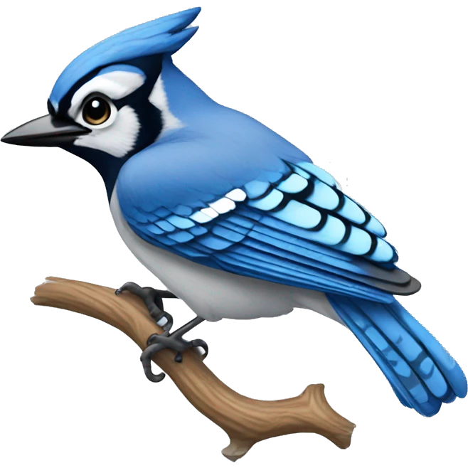 Blue Jay Bird emoji