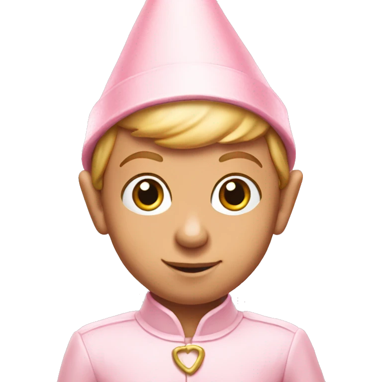 light pink elf on the shelf emoji