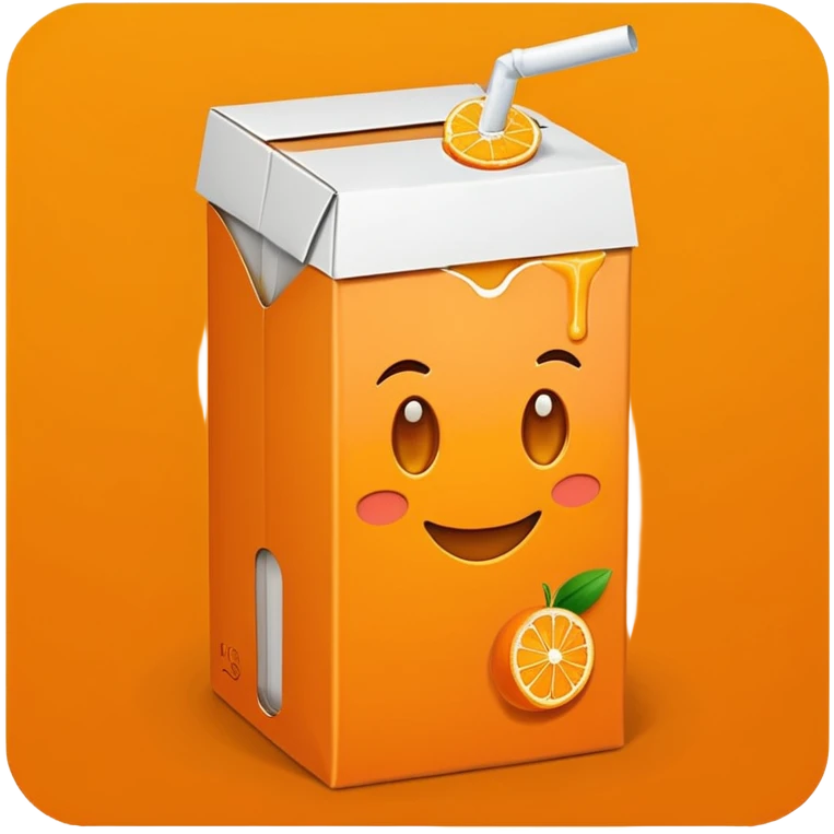 orange juice box emoji