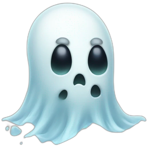 Drunk ghost emoji
