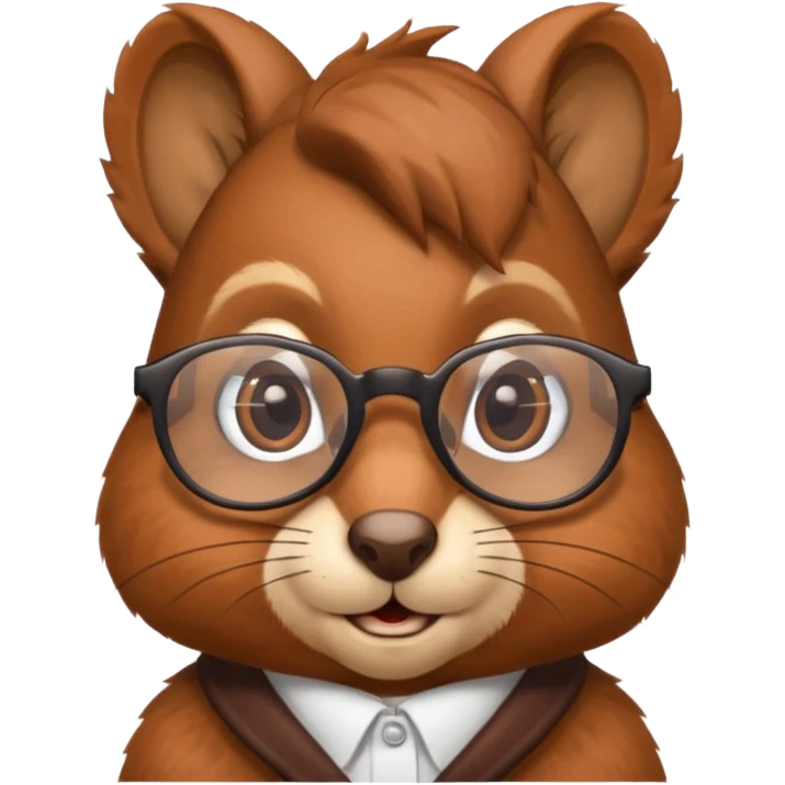 écureuil savant, simple emoji