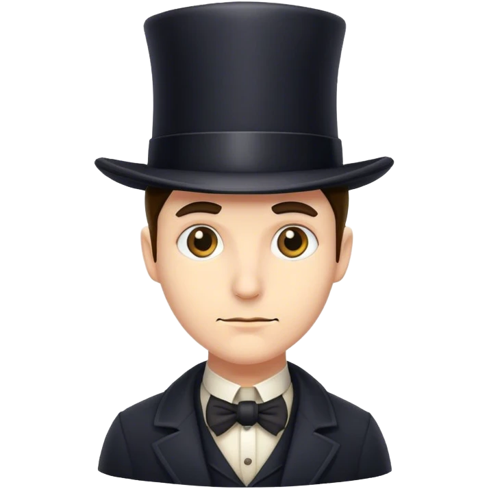 Detective with a tophat emoji