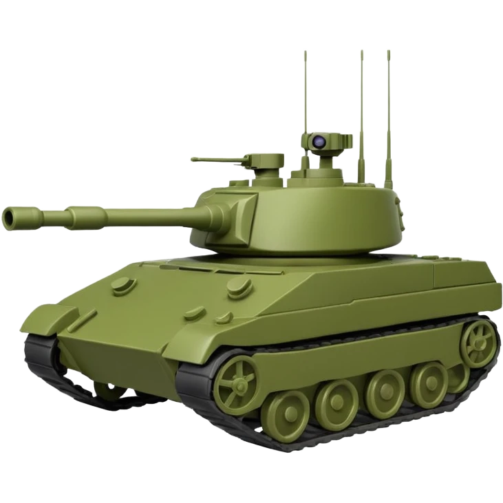 green toy soldier tank emoji
