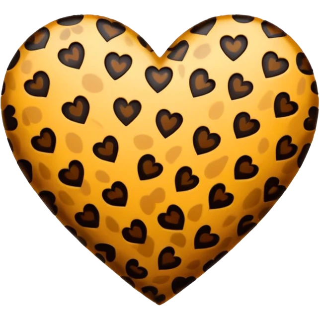 Cuore leopardato emoji