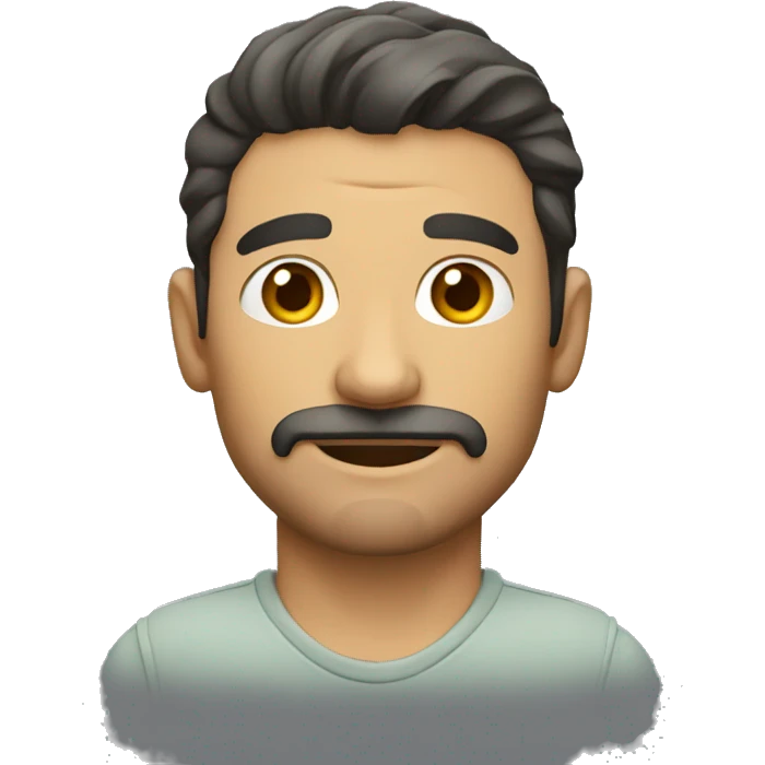 hombre con primásticos emoji