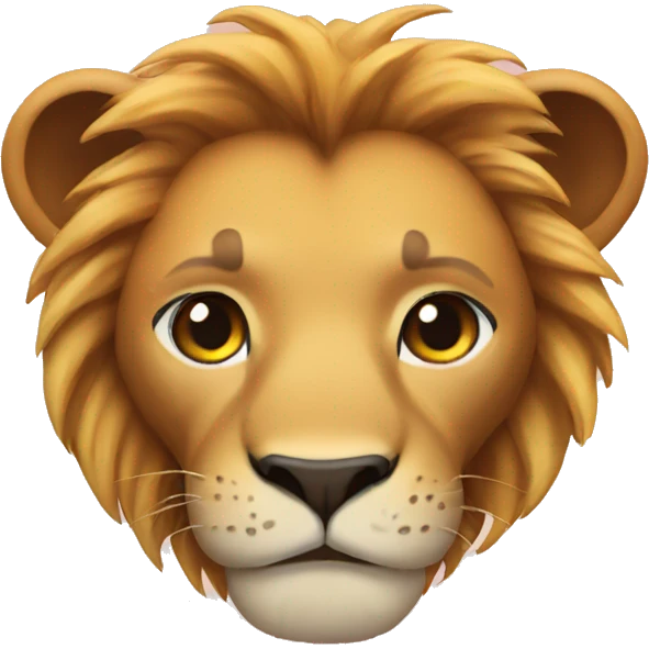 A lion wearing a bikini  emoji
