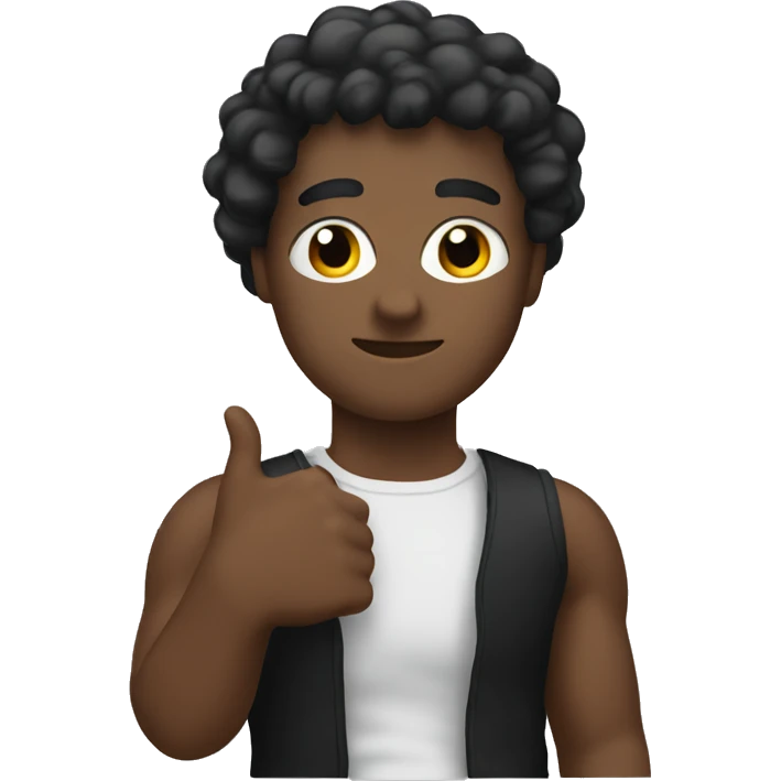 emoji wearing black arm band emoji