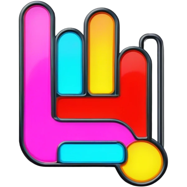 Neon signboard emoji