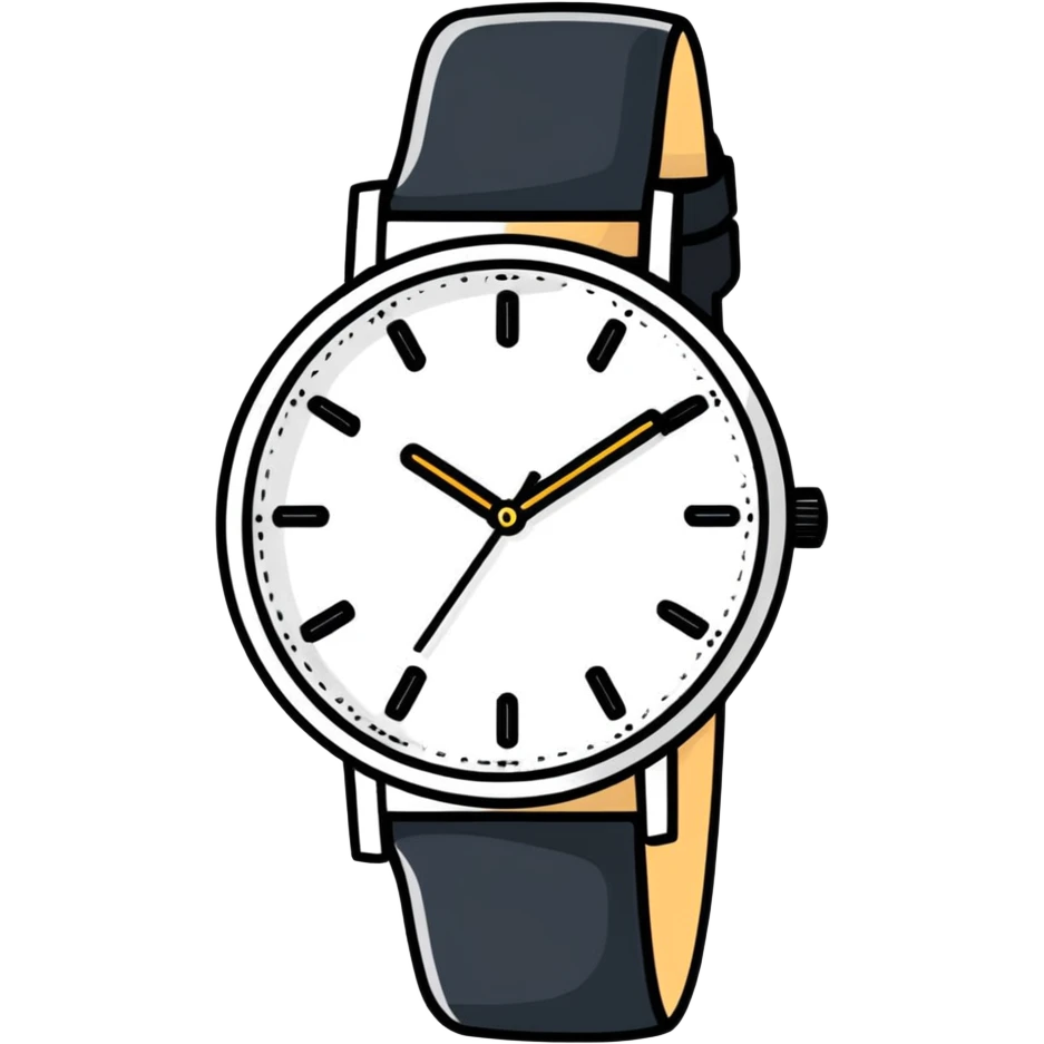 Wrist watch emoji