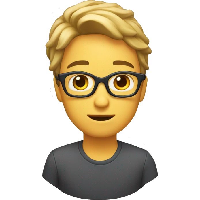Una persona escribiendo emoji