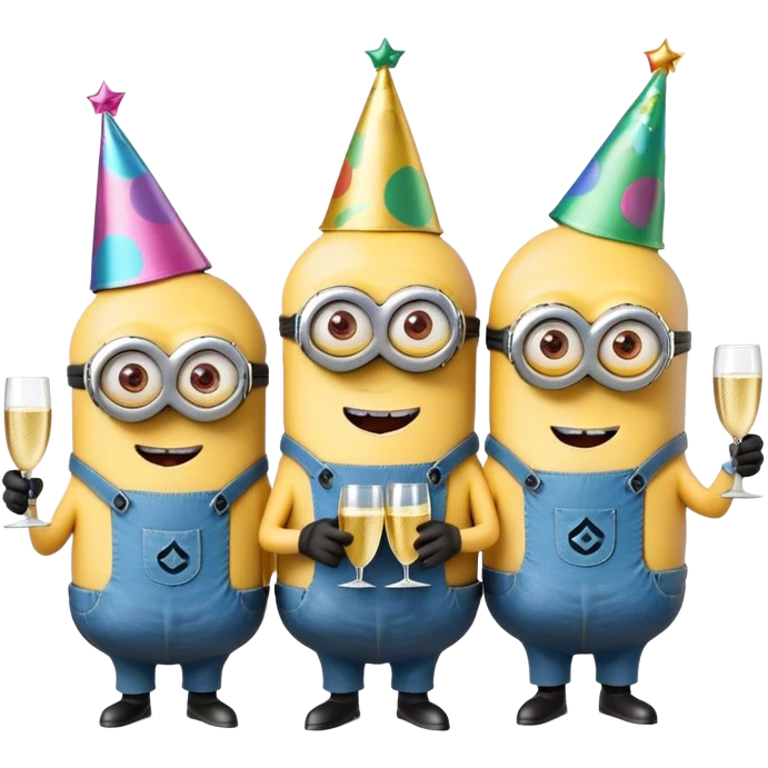 Minion birthday paety emoji