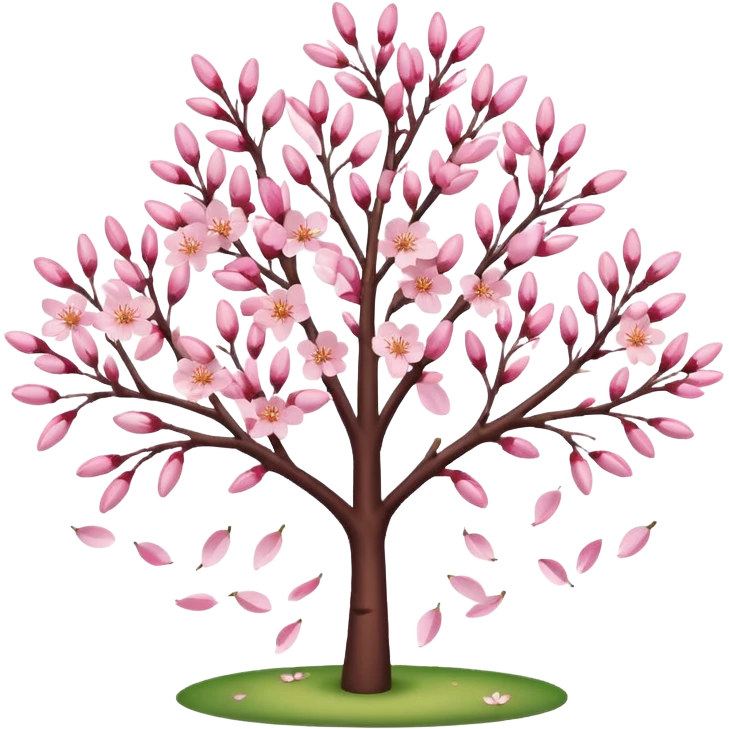 blossoming cherry tree emoji