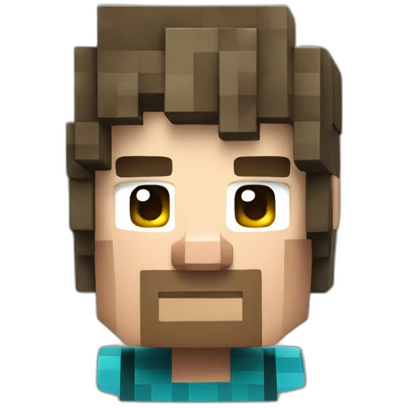 Minecraft Steve emoji