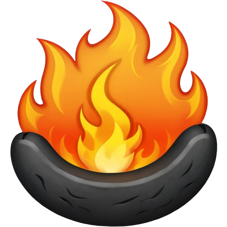 entirely black fire emoji