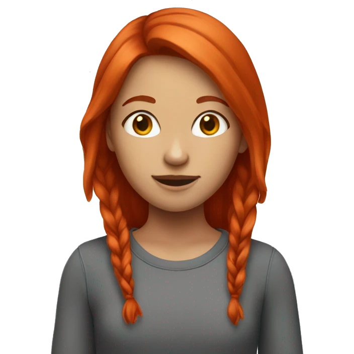 really red hair girl emoji