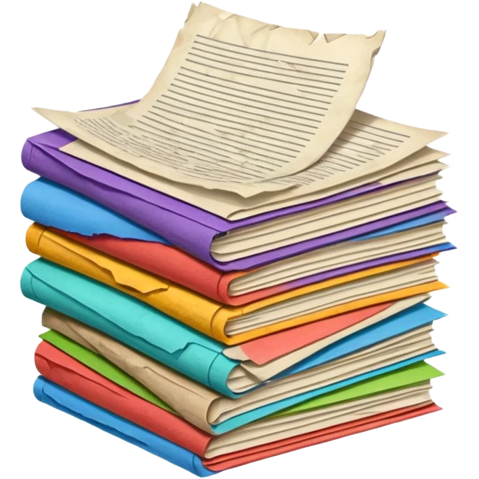 mac os mixed papers skeuomorphic emoji