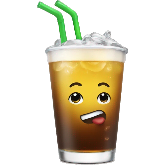 emoji tomando drink emoji