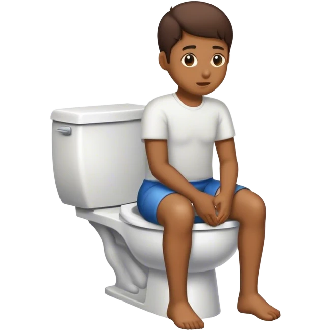 on the toilet emoji