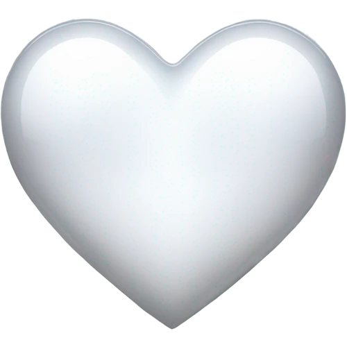Sparkle white heart emoji