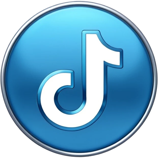 Badge Bleu vérifié tiktok emoji