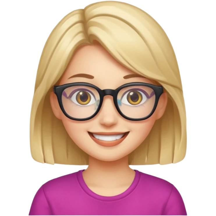gamer girl with glasses emoji
