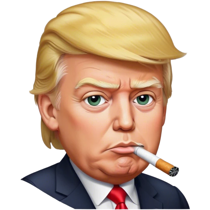Donald trump smoking  emoji
