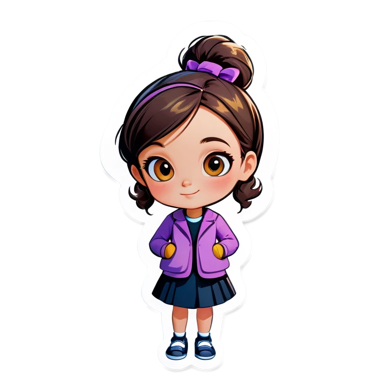 Smart girl emoji