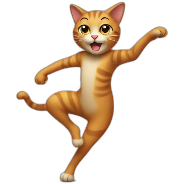 Dancing cat emoji
