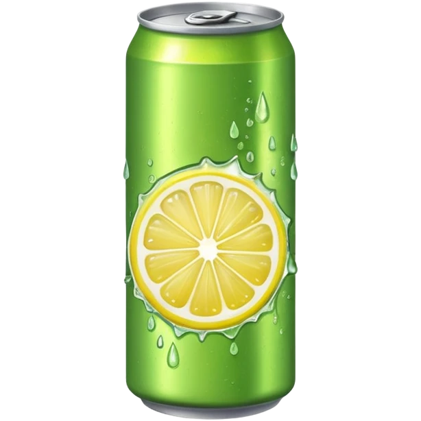 energy drink green tea and lemon emoji