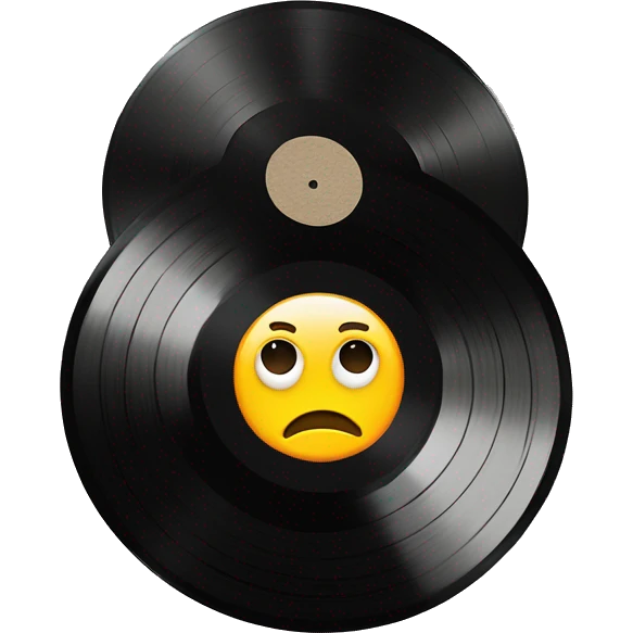 Vinyl record emoji