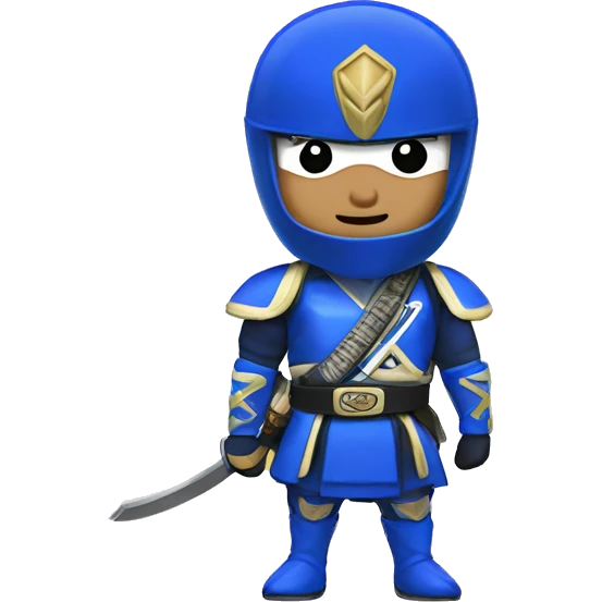 blue ranger samurai emoji