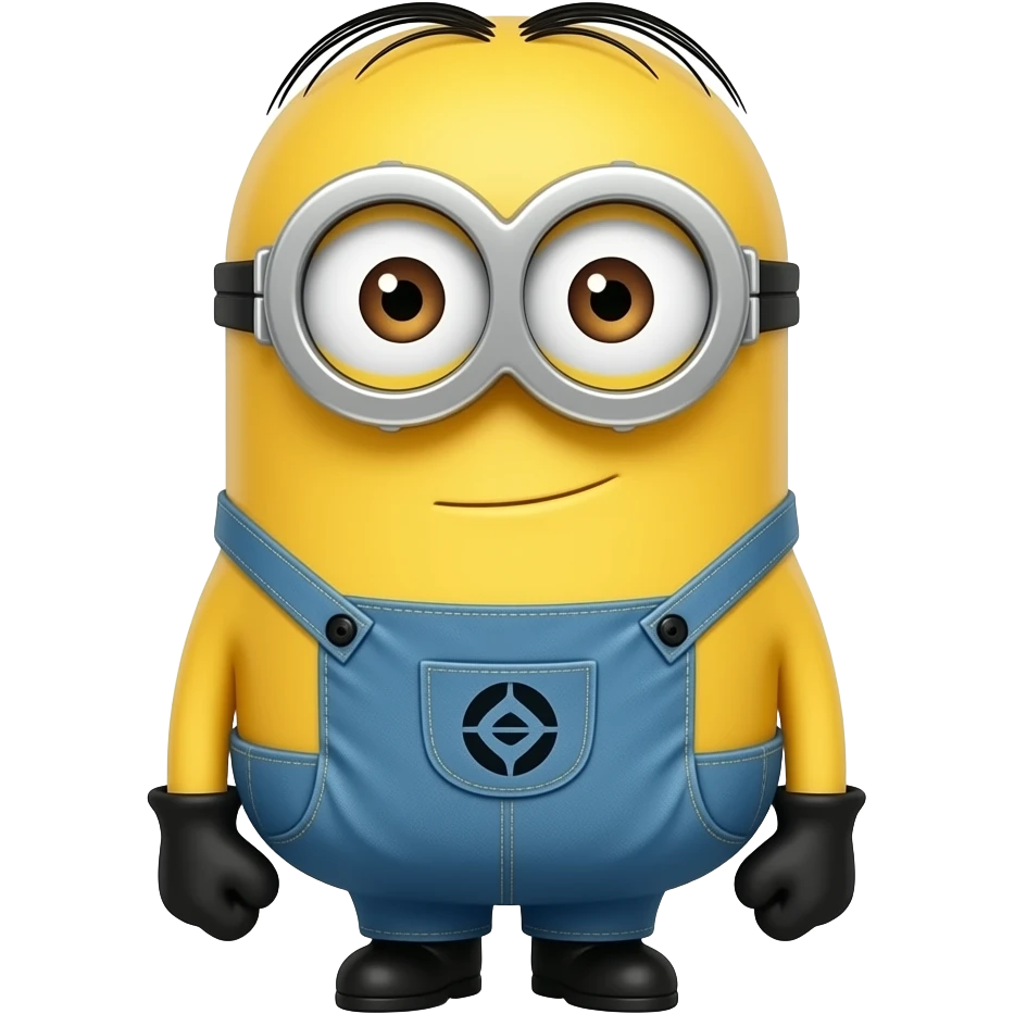 Minion at attention emoji