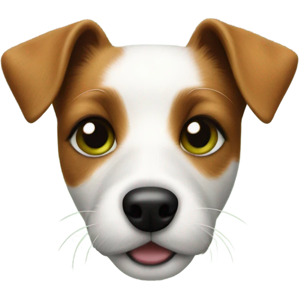 Jack Russel Terrier with Cloverleaf  emoji