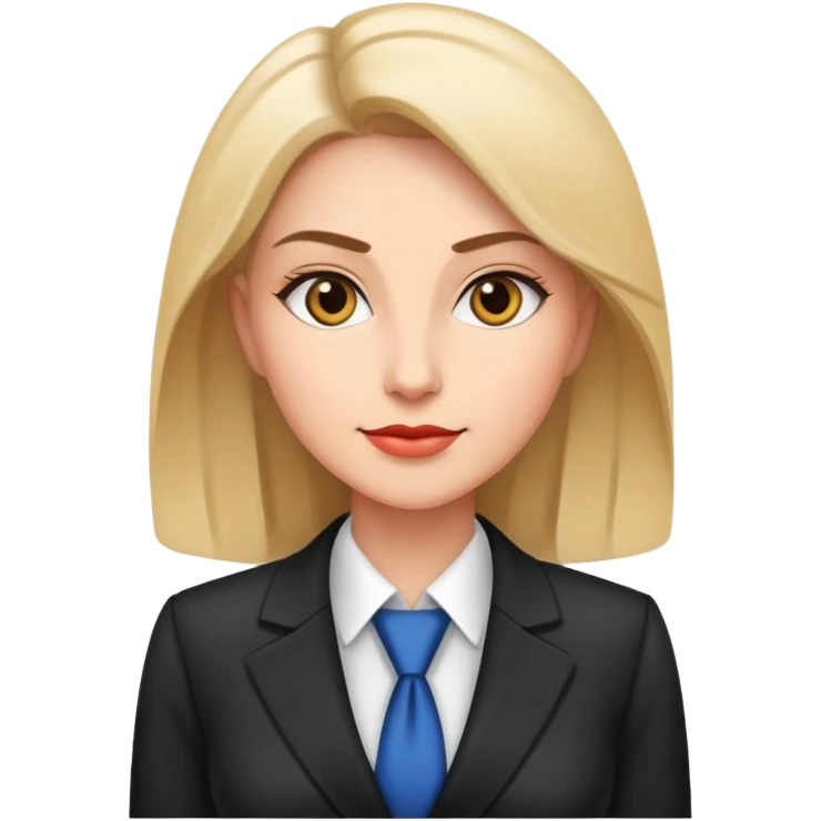 ceo woman business confidently wears smart business attire emoji