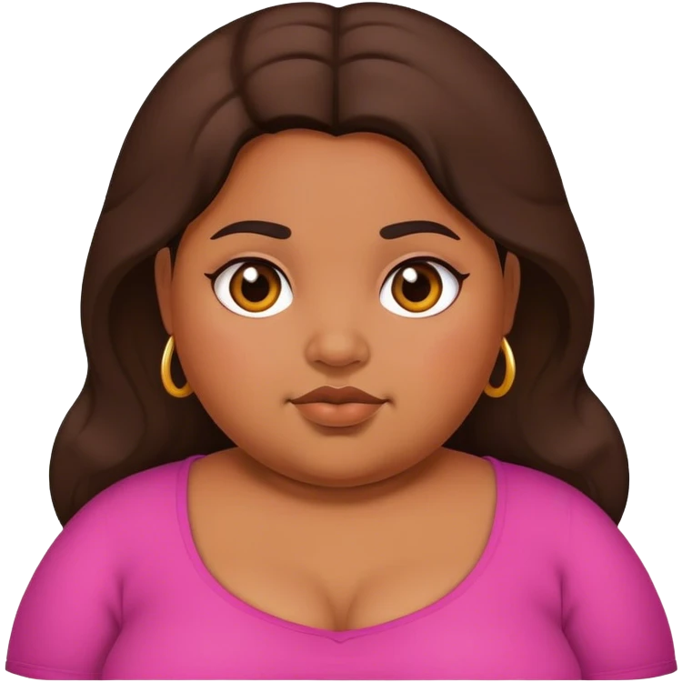fat hispanic girl  emoji
