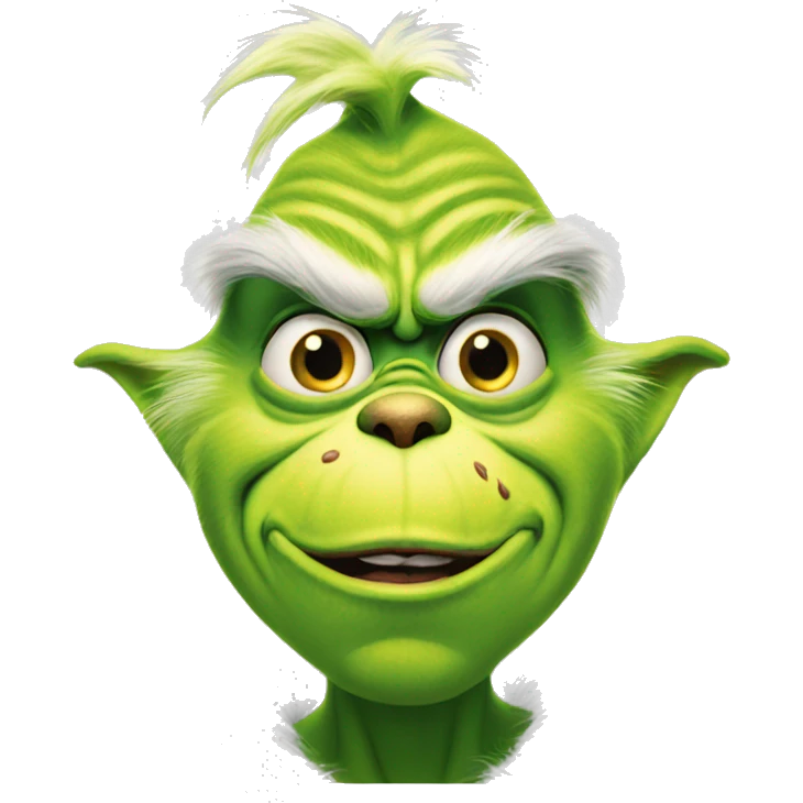 The grinch emoji
