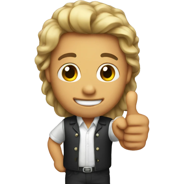 Me giving a cheers emoji