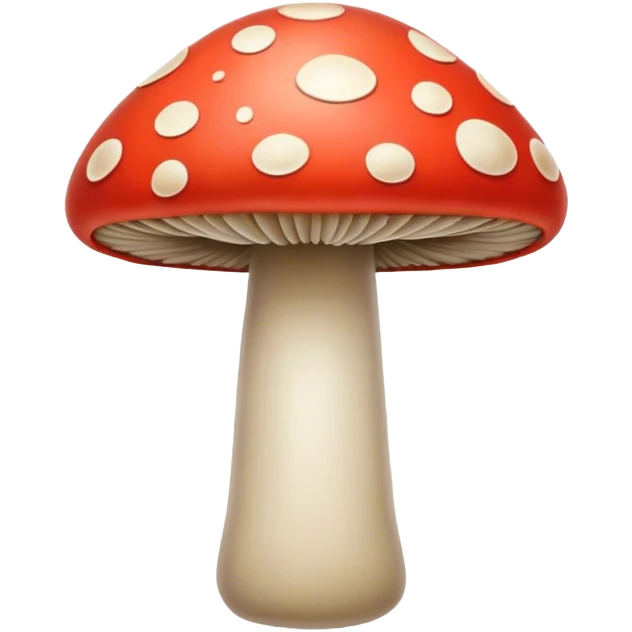 Majestic mushroom emoji